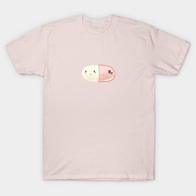 Cute pill design T-Shirt by Mydrawingsz